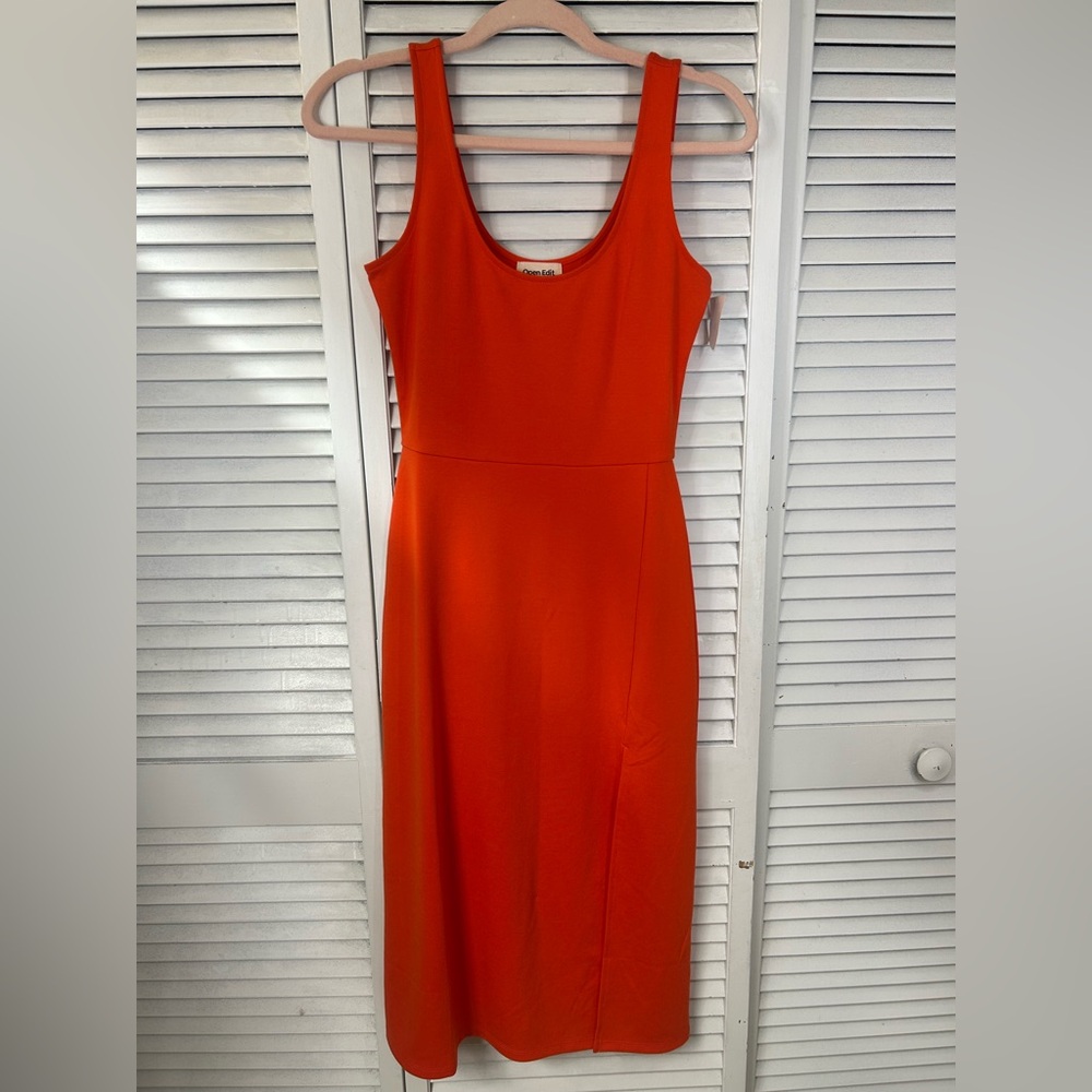 Oped Edit Orange Sleeveless Dress